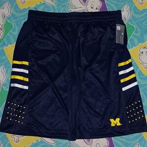 New Michigan Wolverines Basketball Jersey Gym Shorts U of M